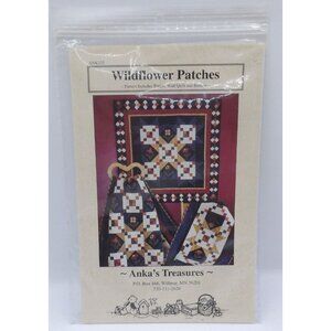 Anka's Treasures "Wildflower Patches" Table Runner, Wall Hanging & Throw Pattern
